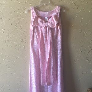 Vintage 1960’s 🎀 bow back maxi lace gown